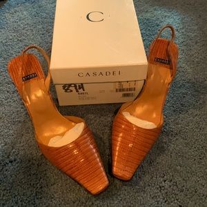 Casadei Tejus King Cuoio Heels